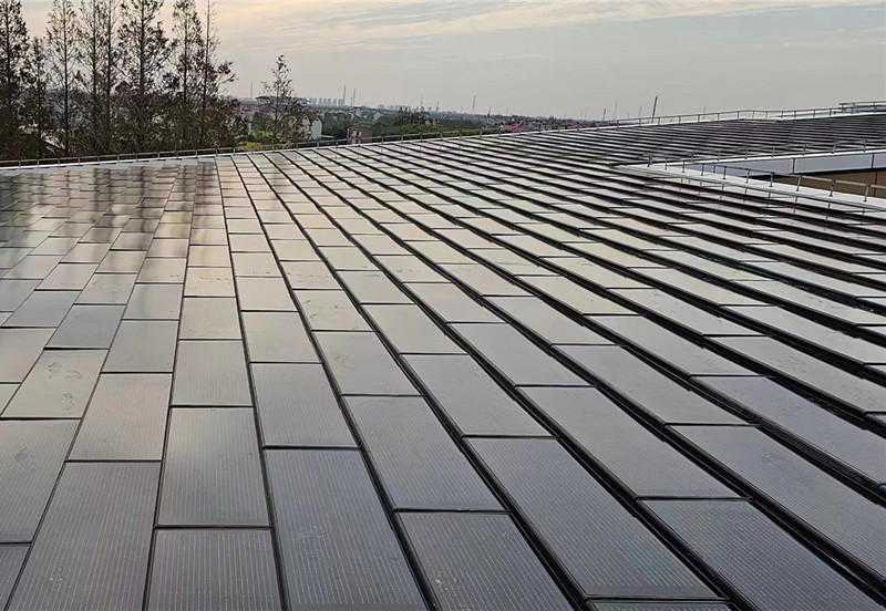 90W Solcelleskifer helvetesild O max-serien Svart solcelletakstein
