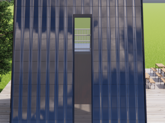 Tuiles courbes à énergie solaire bipv Bâtiments à faible teneur en carbone