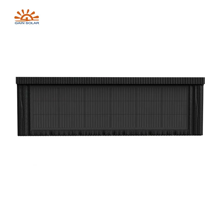 bardeaux solaires de toit de tuiles en métal de picovolte de toiture légère de 80w pour la construction