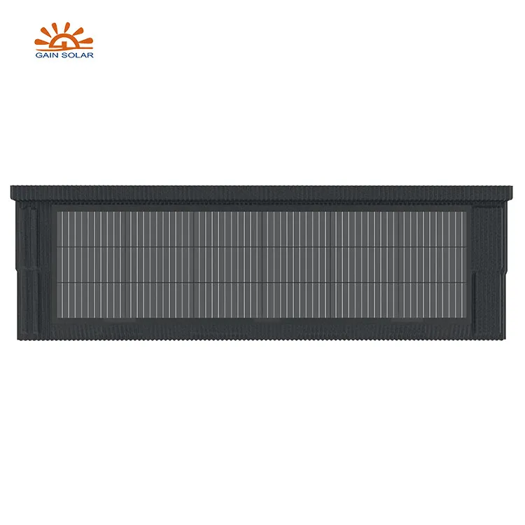 bardeaux solaires de toit de tuiles en métal de picovolte de toiture légère de 80w pour la construction