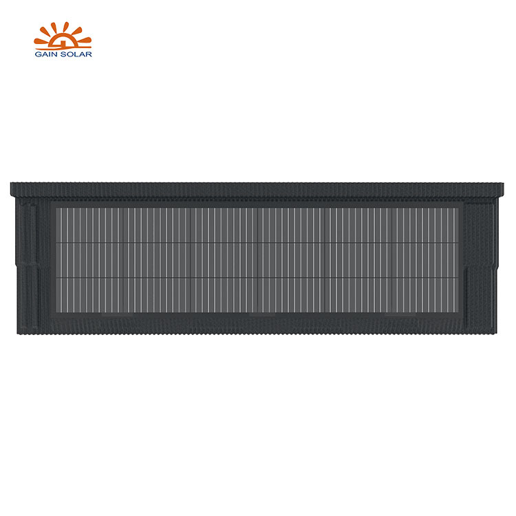 80w Lettvekts Taktekking pv Metalltegl soltakshingel for bygg