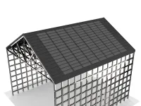 bardeaux solaires de toit de tuiles en métal de picovolte de toiture légère de 80w pour la construction