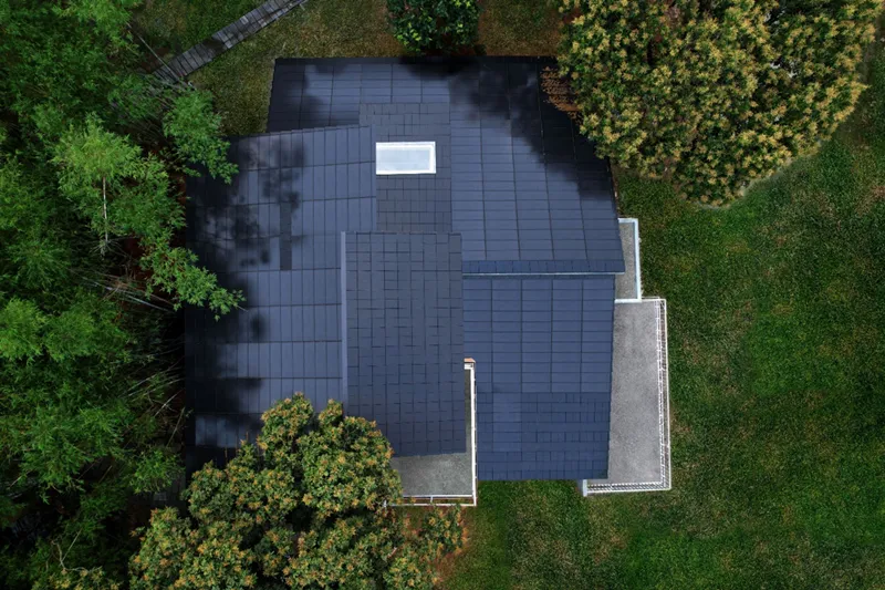 T Max O Düz Güneş pili elektrikli Kil PV kiremit