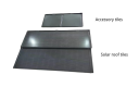 Tuiles photovoltaïques faciles à installer pour toitures légères