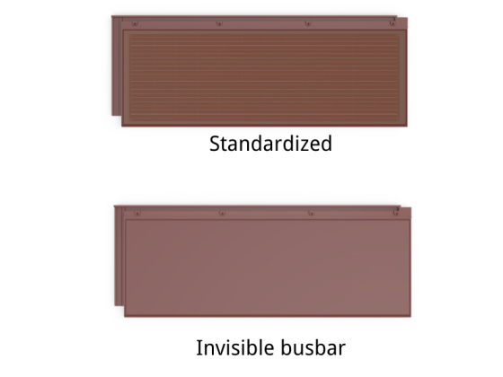 Invisible busbar solar roof tiles——T MAX O