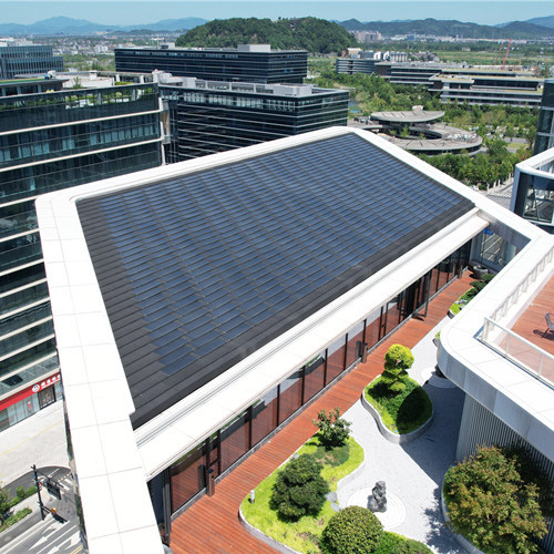 Projeto de telhas solares de Hangzhou (42kw) - T MAX L