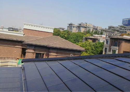 Xi''an Zhongjing Bopin Villa Solar Takstein Renovation Project (15kw) - T Max A