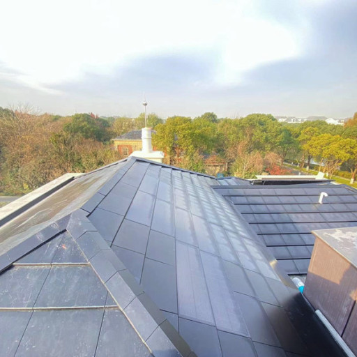 Projeto de telha solar Shanghai Greentown Rose Garden Villa (18,5 kW) - T MAX O