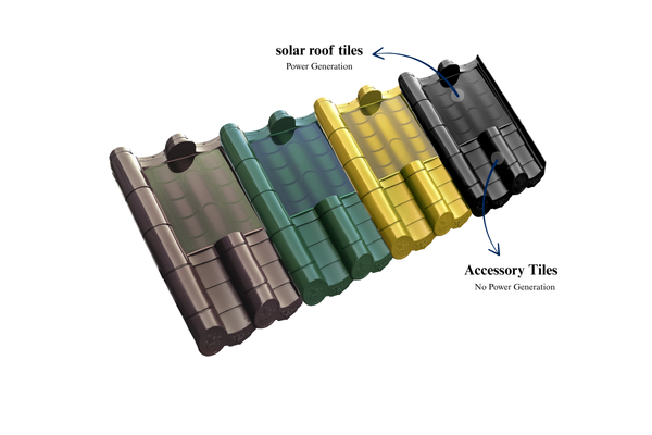 antique 3D solar tiles