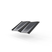 Böjd solpanel med klassisk estetik