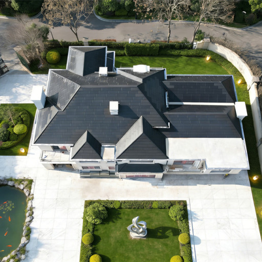 Shaoxing Solar Roof Case Study for a Garden Villa --- SOL