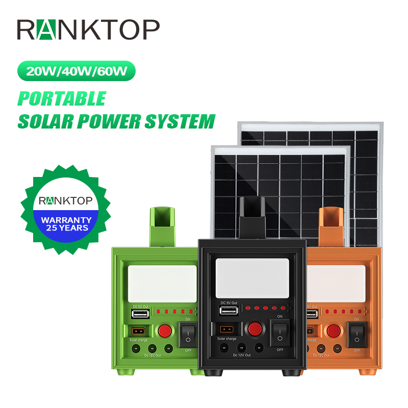 Mobile Outdoor House Solar Lighting System