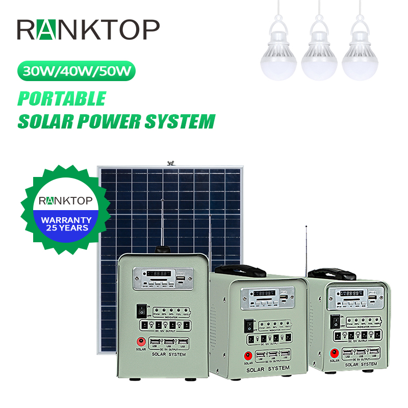 Portable solar energy systems solar power system home