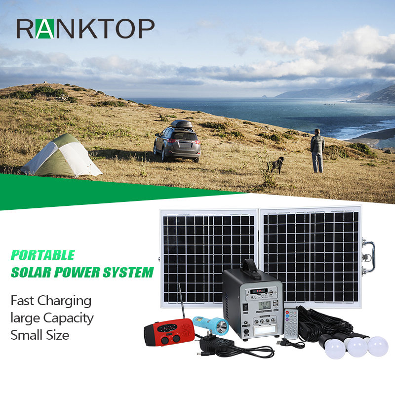 Home Camping Mobile Portable Solar Power Energy System