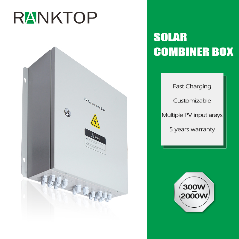 DC AC solar pv array combiner box solar power system