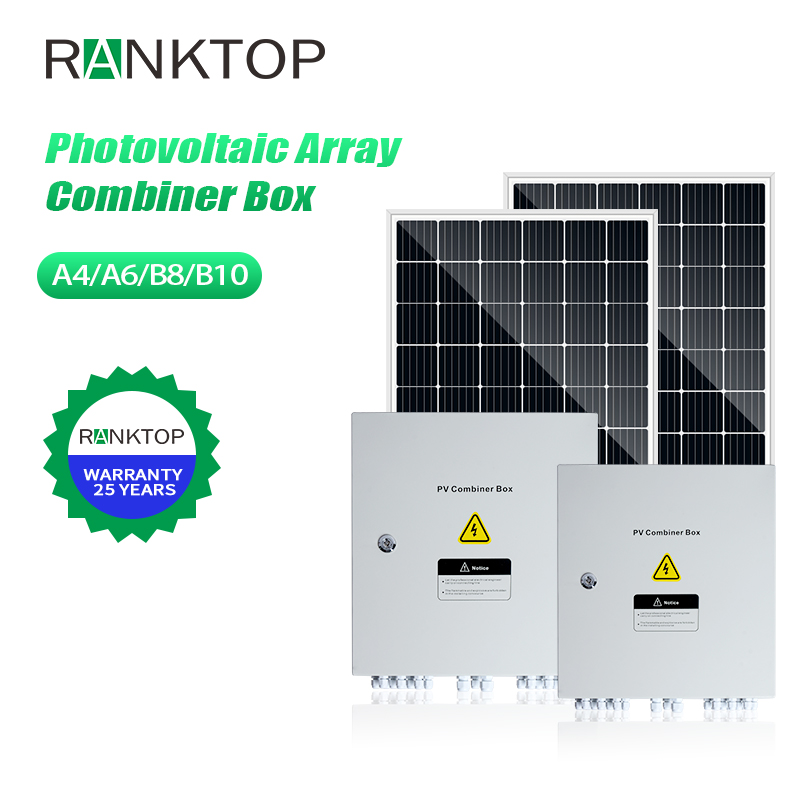 DC AC solar pv array combiner box solar power system