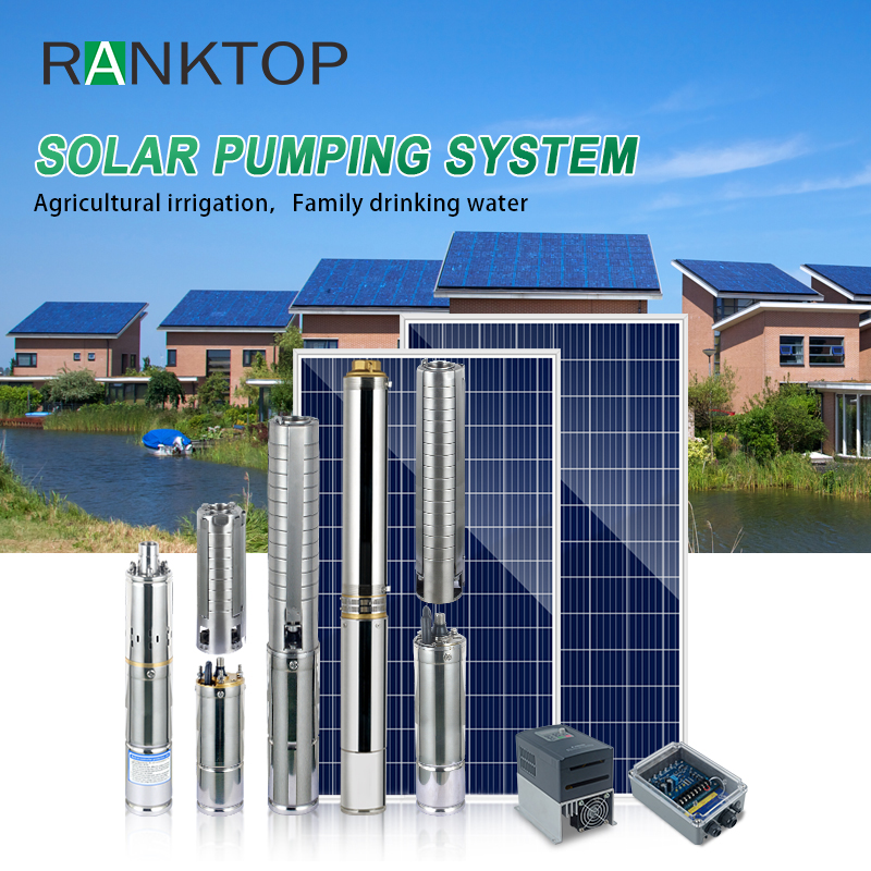 DC Deep Well Solar Submersible Water Pump