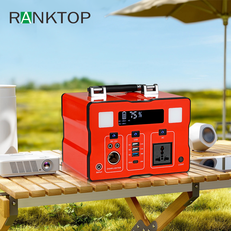 Outdoor Camping Home Mobile Portable Solar Generator System