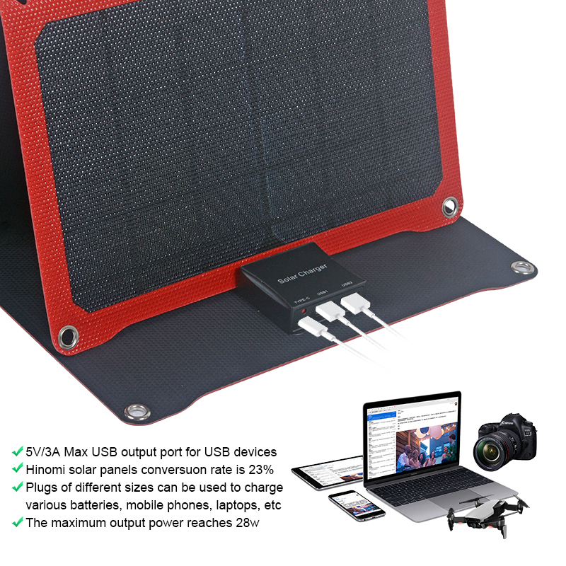 Wholesale high quality portable waterproof folding solar panel