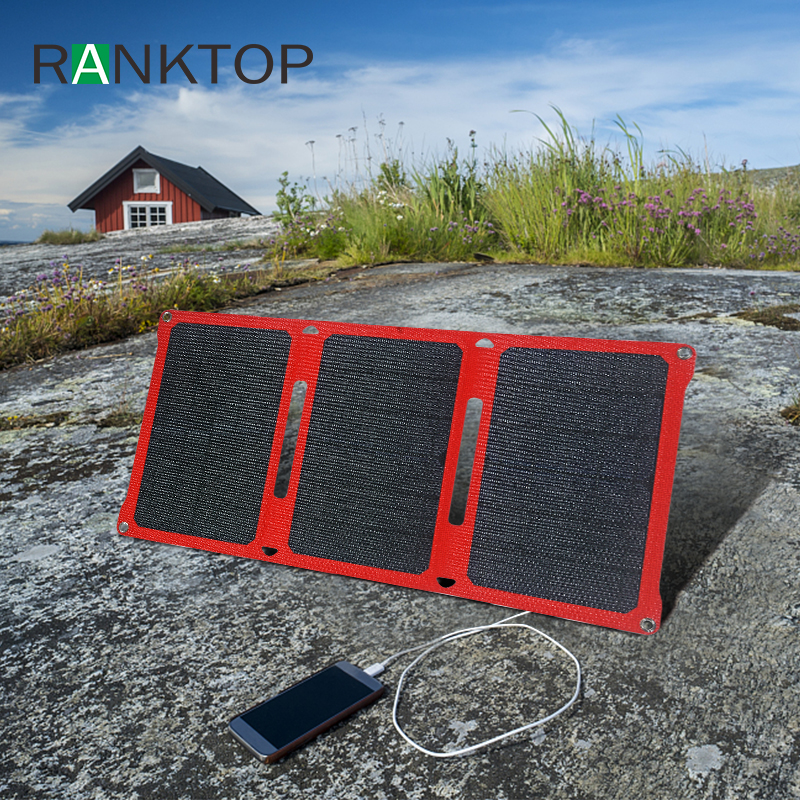 Rechargeable USB Camping Mobile Folding Solar Battery Panels