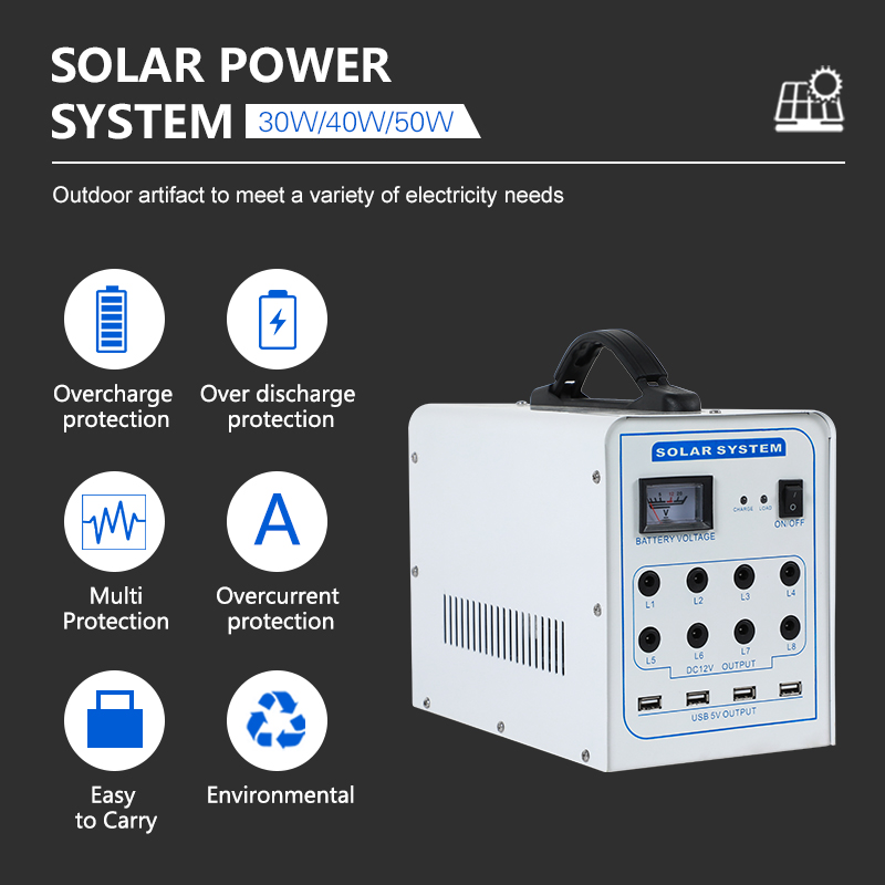 Solar Charging Household Solar Panel Kit Solar Generator System