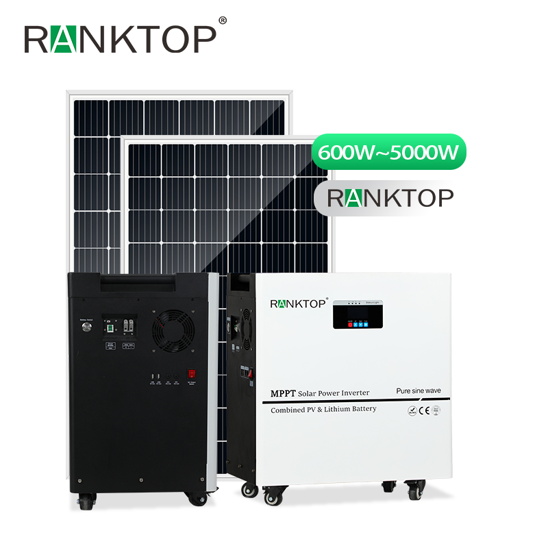 5kw Solar Power System with Built-in Lithium Battery