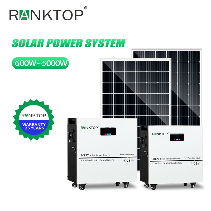 5kw Solar Power System with Built-in Lithium Battery