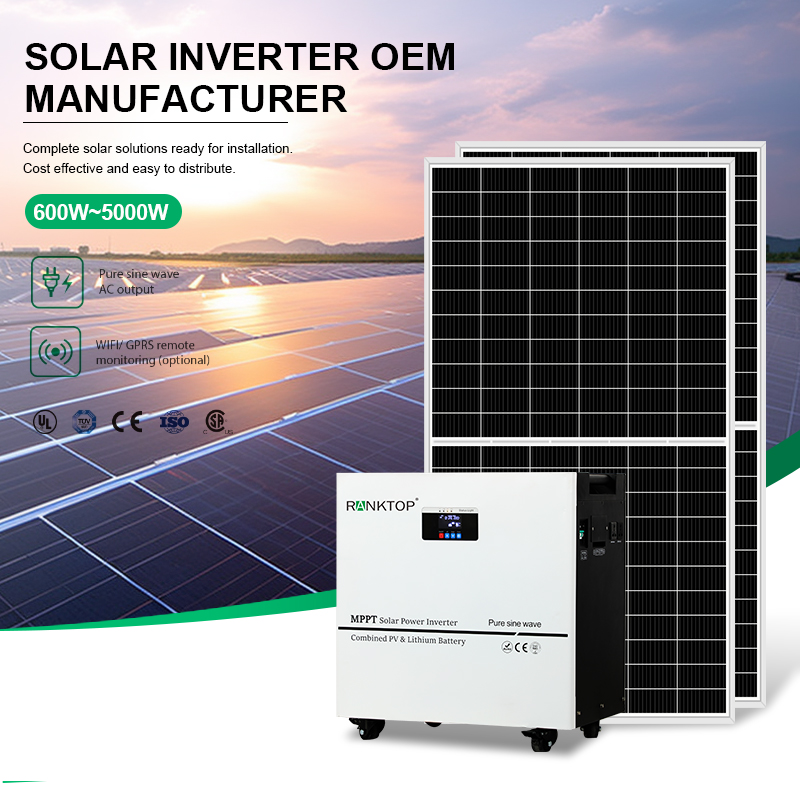 5kw Solar Power System with Built-in Lithium Battery