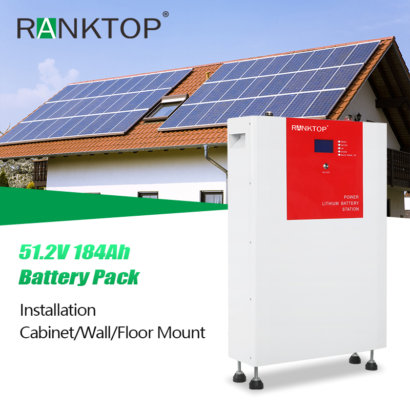 High Quality 51.2V 184Ah LiFePO4 Solar Power Home Energy Storage Battery