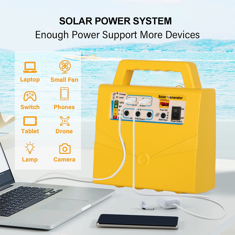 Home Outdoor Mobile LiFePO4 Battery Portable Energy Storage Supply Station Solar Generator