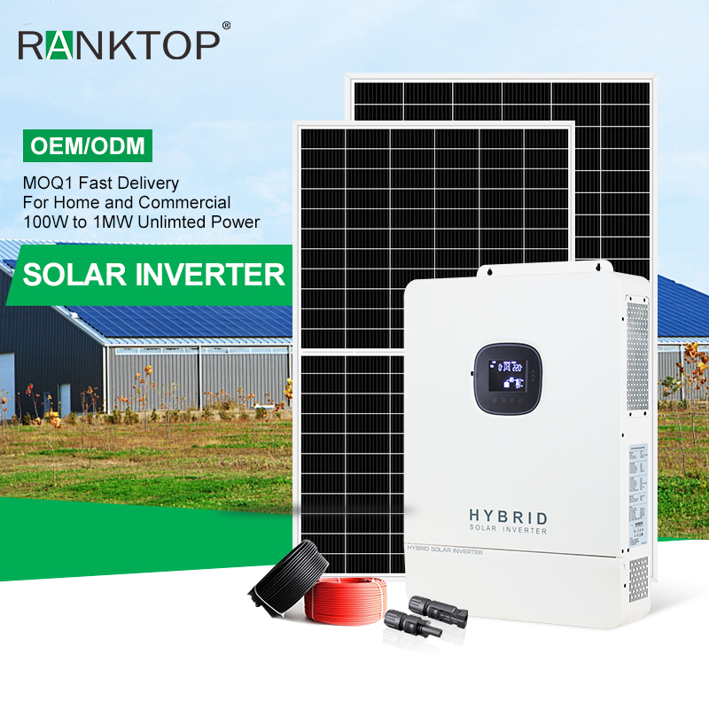 hybrid solar inverter for solar energy system