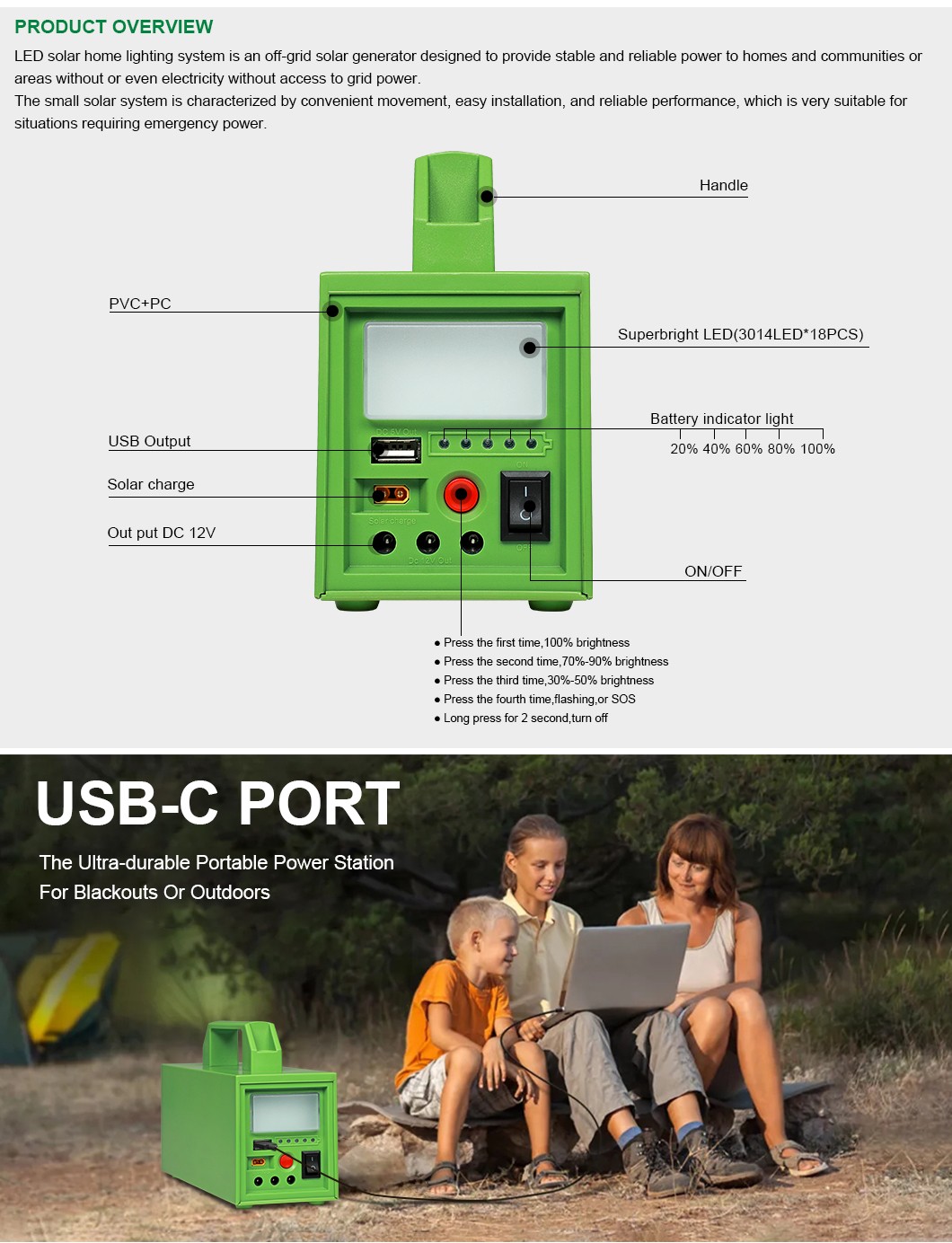 Portable Rechargeable Power Station