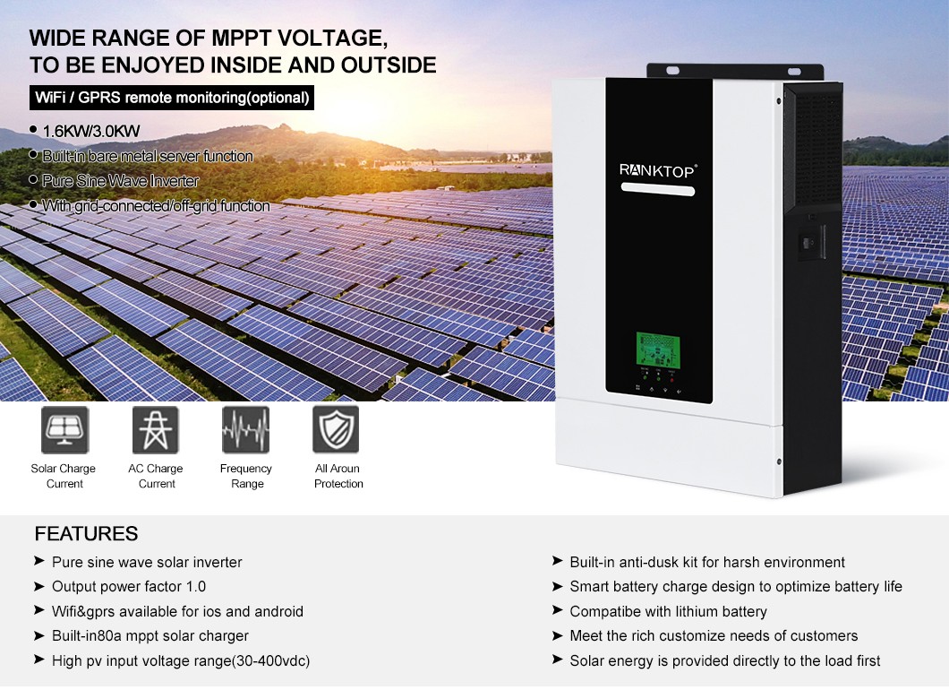 Hybrid Charger Inverter for Solar Energy System