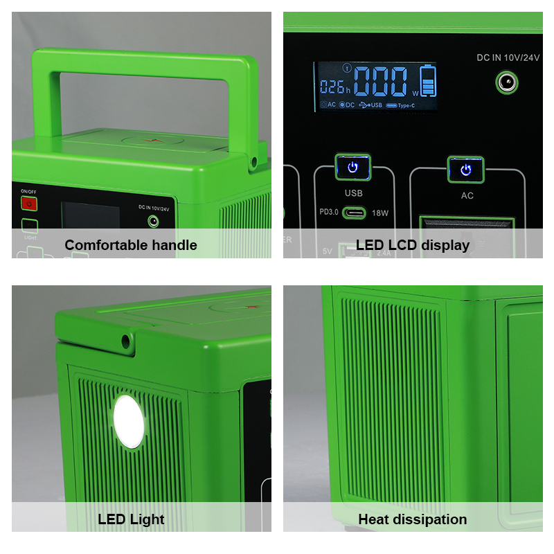 LIFePO4 Battery AC Output Solar Energy System