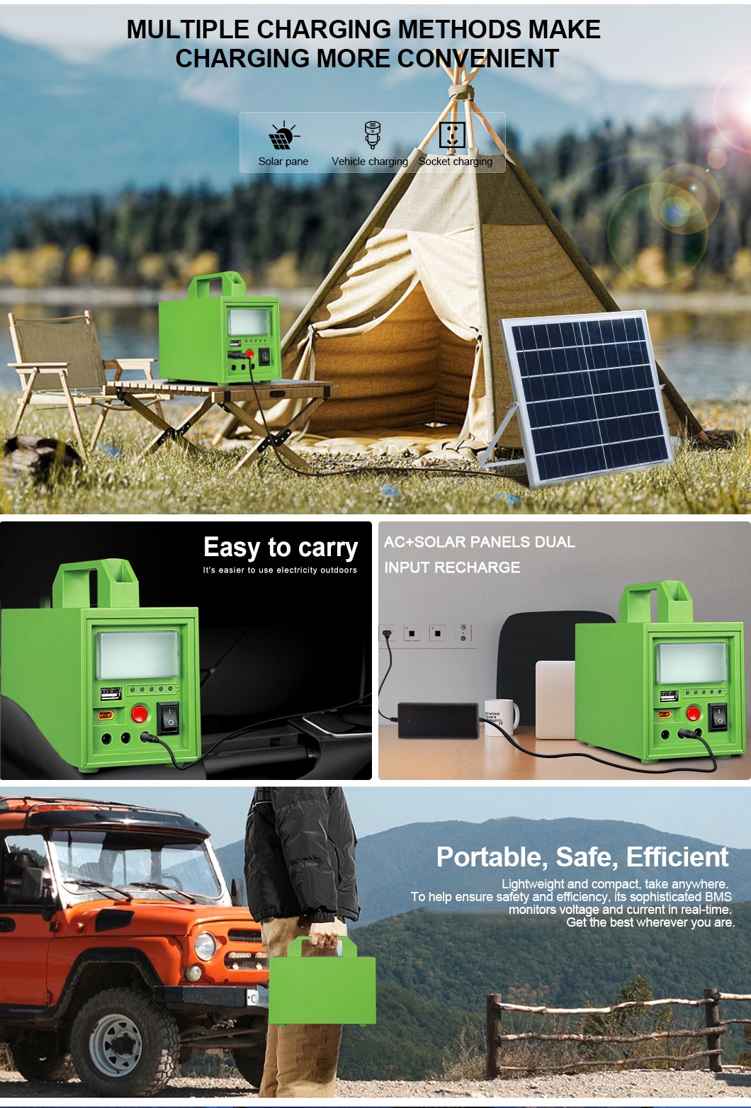 outdoor camping solar power System