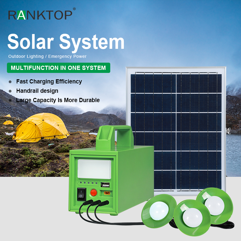 20W 40W 60W Portable Solar Generator for Home Energy System