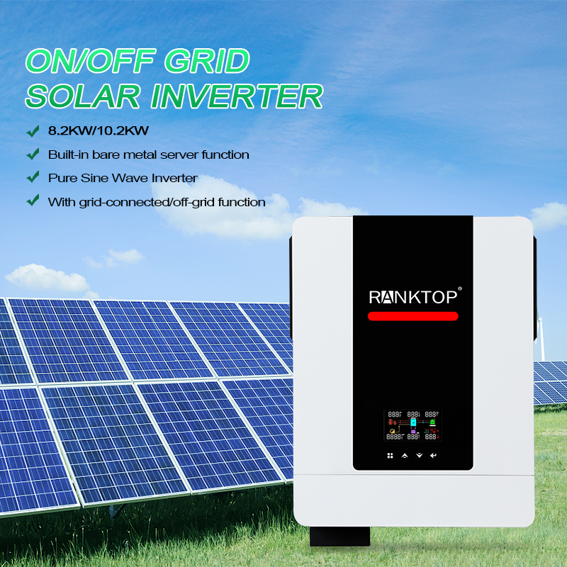 Solar Pure Sine Wave MPPT Power Hybrid Inverter for Energy System