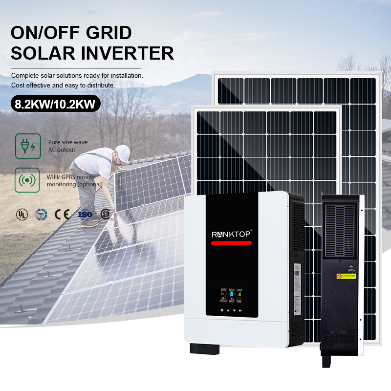 Solar Pure Sine Wave MPPT Power Hybrid Inverter for Energy System