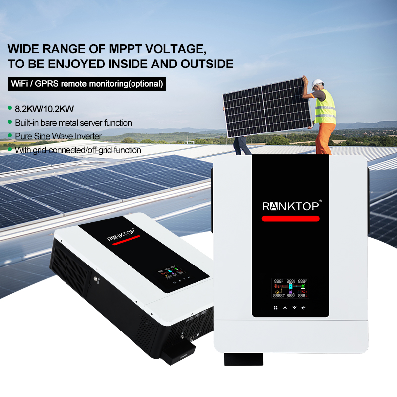 Solar Pure Sine Wave MPPT Power Hybrid Inverter for Energy System