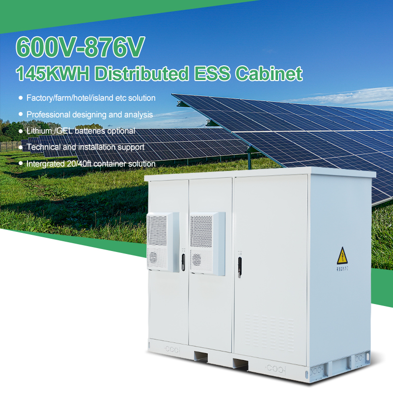 LiFePO4 Distributed ESS Cabinet solar energy battery storage container