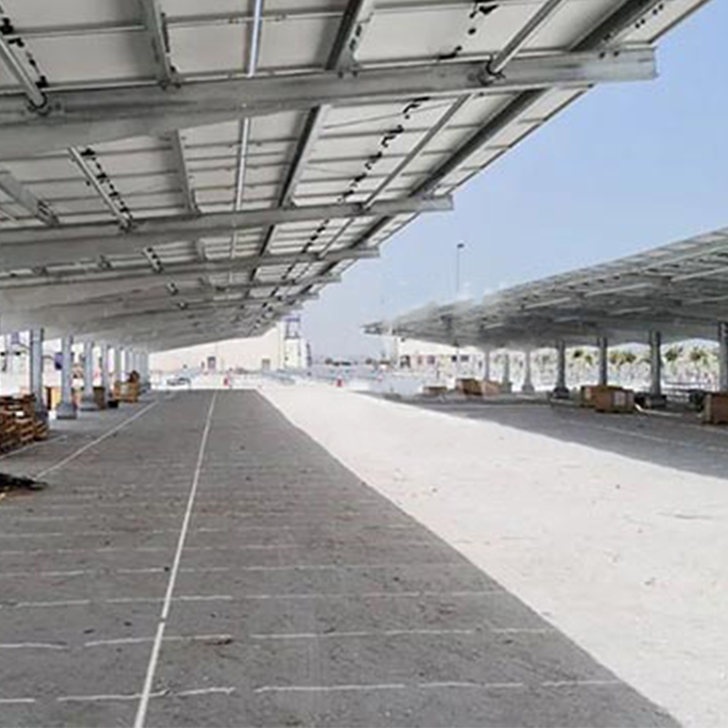 Overseas 2.8MW, 513KW PV shed project success