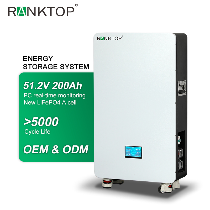 LiFePO4 Lithium lon Battery Pack Mounted Powerwall for Solar Energy Storage