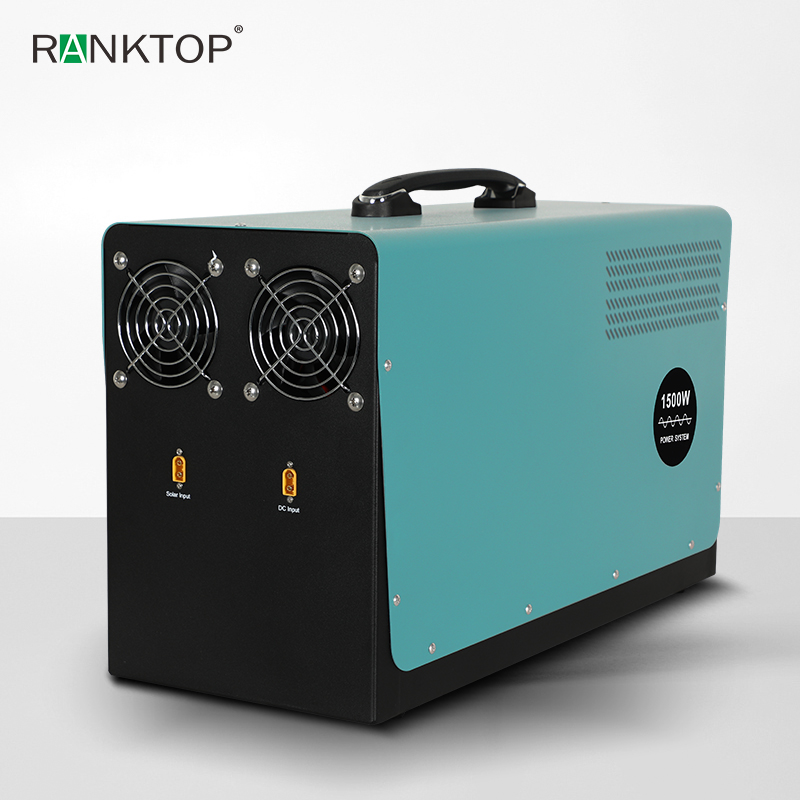 Outdoor Camping Battery 1500W Solar Generator Portable Power Station