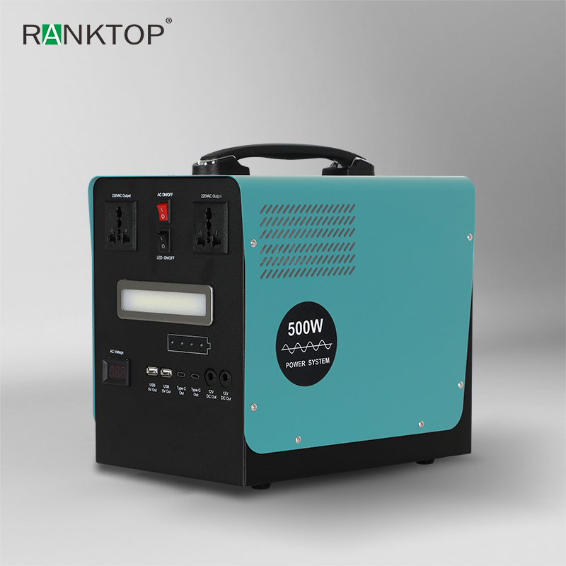 Portable Power Station 2000Watt Portable Solar Generator Emergency Power Supply