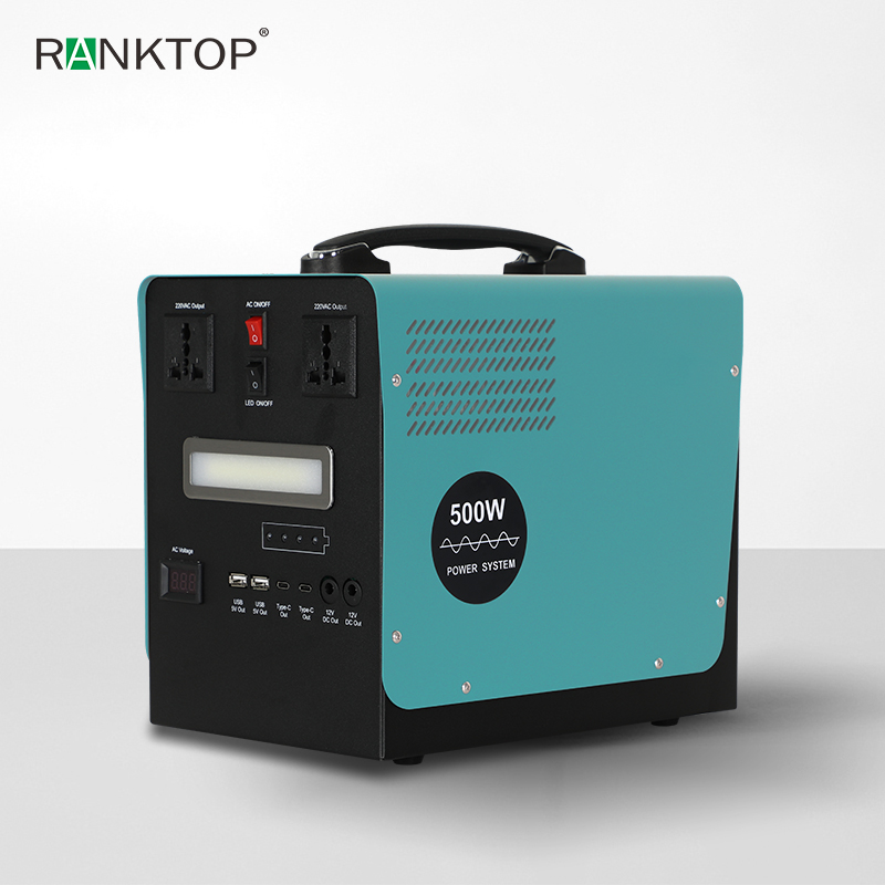 Portable Power Station 2000Watt Portable Solar Generator Emergency Power Supply