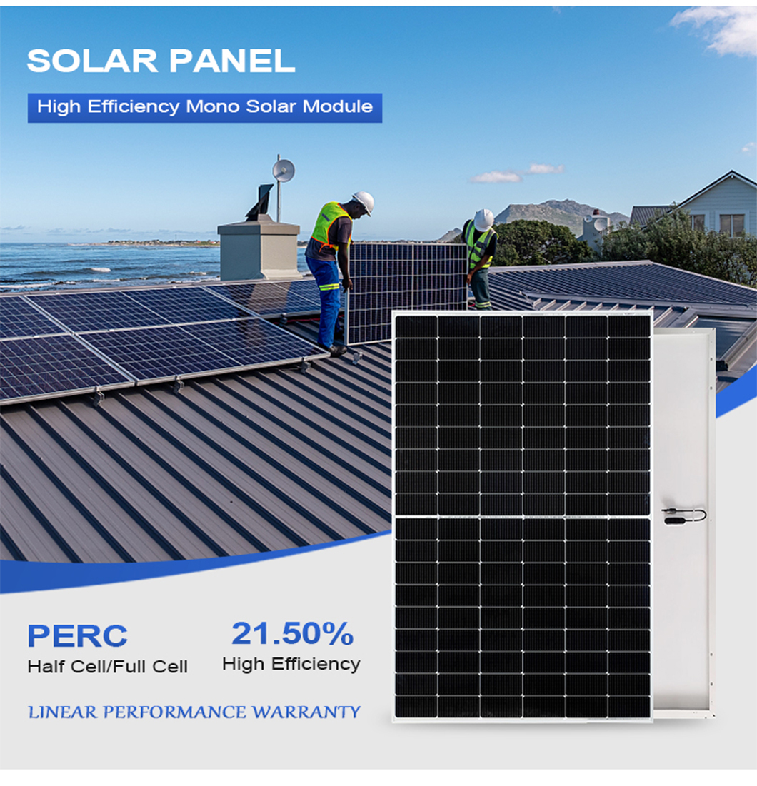 Type of solar panel