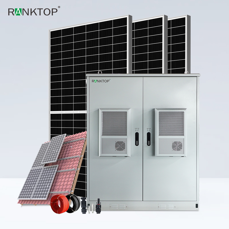 Complete ESS Hybrid Solar Energy Storage System 20KW 40KWH Off On Grid Solar System With Lithium Battery