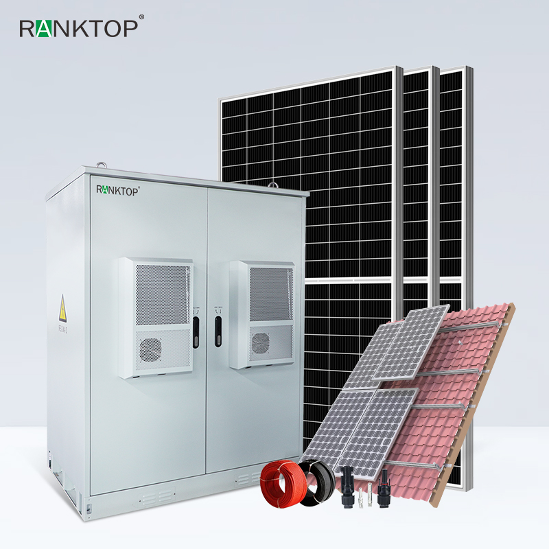 Complete ESS Hybrid Solar Energy Storage System 20KW 40KWH Off On Grid Solar System With Lithium Battery