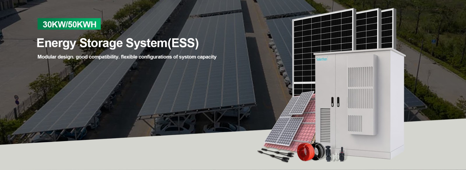 solar panel and battery system