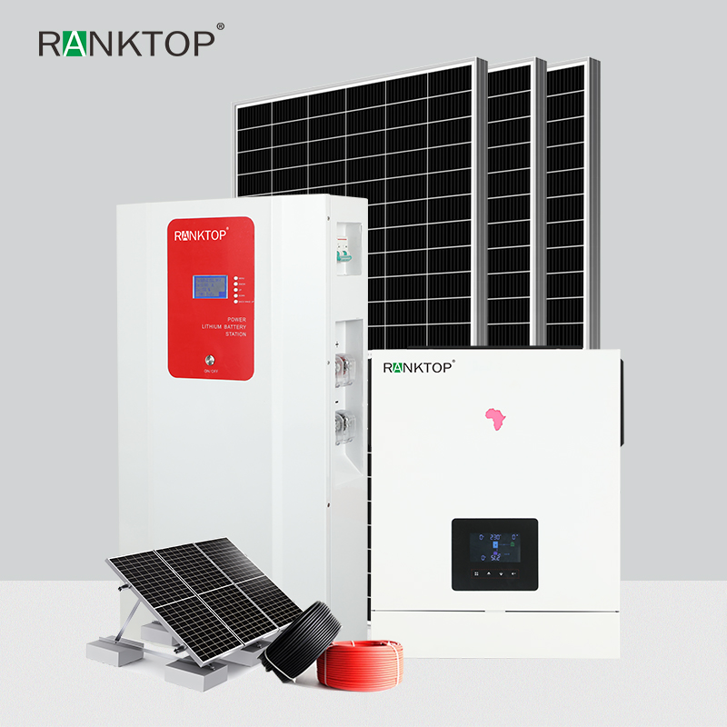 Solar Systems Complete Kit Home Solar 4.2kw Battery Hybrid Power Invert Panel System For Home